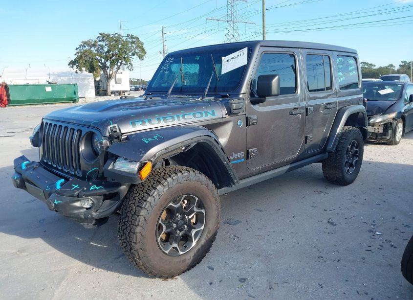 Photo 2 of 2021 Jeep Wrangler 4XE UNLIMITED RUBICON 4X4 (VIN 1C4JJXR61MW642439)