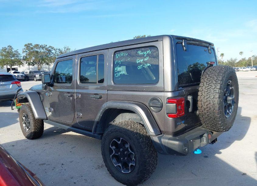 Photo 3 of 2021 Jeep Wrangler 4XE UNLIMITED RUBICON 4X4 (VIN 1C4JJXR61MW642439)