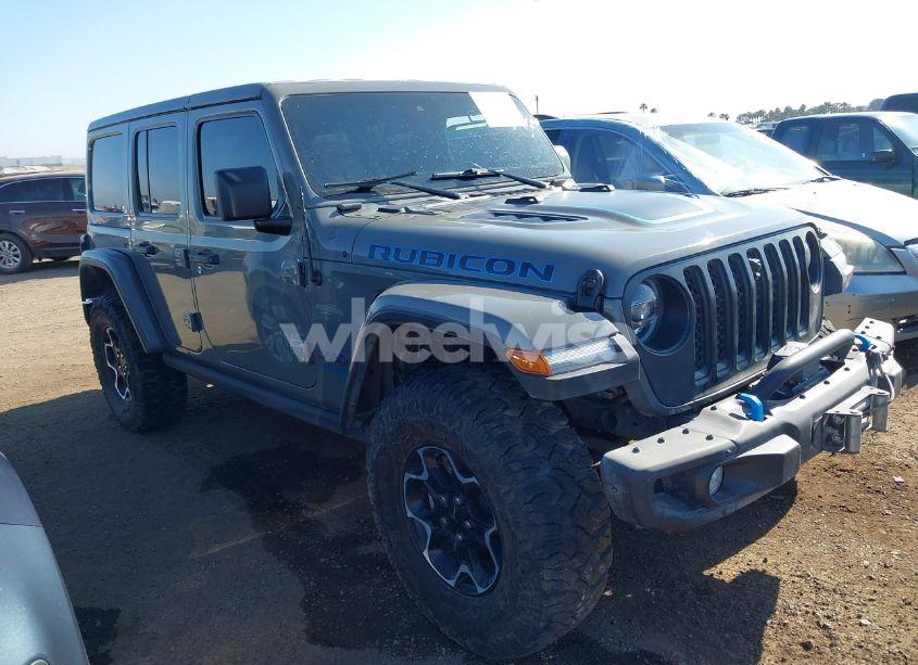 2022 Jeep Wrangler 4XE UNLIMITED RUBICON 4X4 (VIN 1C4JJXR61NW160832) main photo