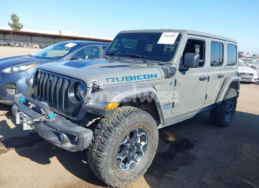 Photo 2 of 2022 Jeep Wrangler 4XE UNLIMITED RUBICON 4X4 (VIN 1C4JJXR61NW160832)
