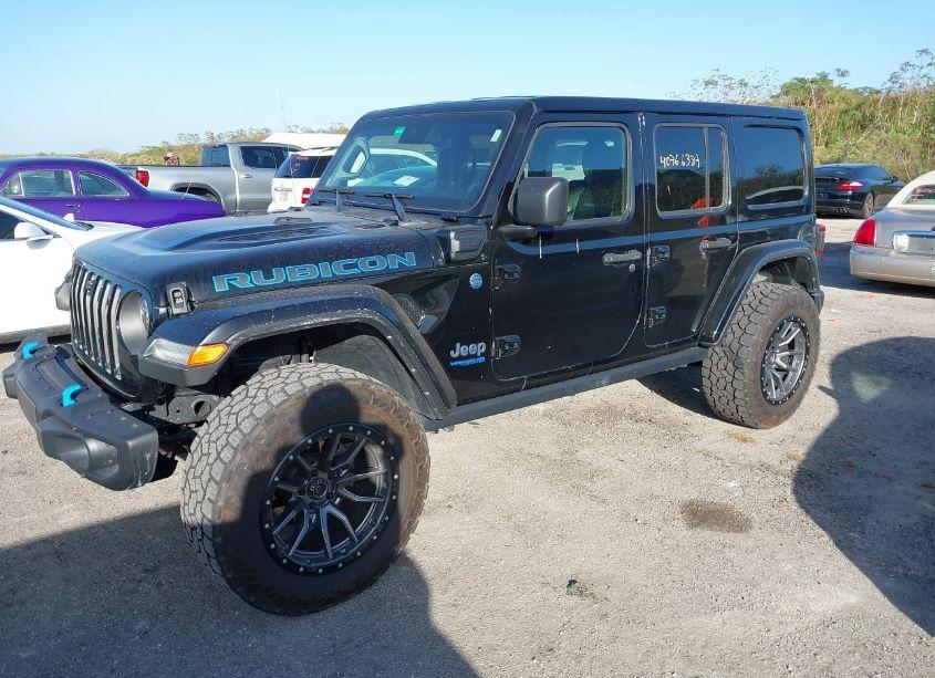 Photo 2 of 2022 Jeep Wrangler 4XE UNLIMITED RUBICON 4X4 (VIN 1C4JJXR61NW209379)