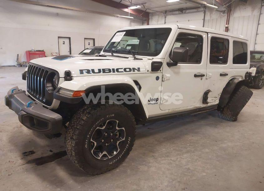 Photo 2 of 2022 Jeep Wrangler 4XE UNLIMITED RUBICON 4X4 (VIN 1C4JJXR61NW264155)