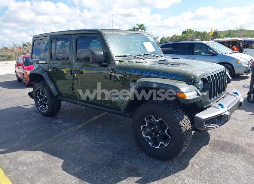2022 Jeep Wrangler 4XE UNLIMITED RUBICON 4X4 (VIN 1C4JJXR61NW275270) main photo