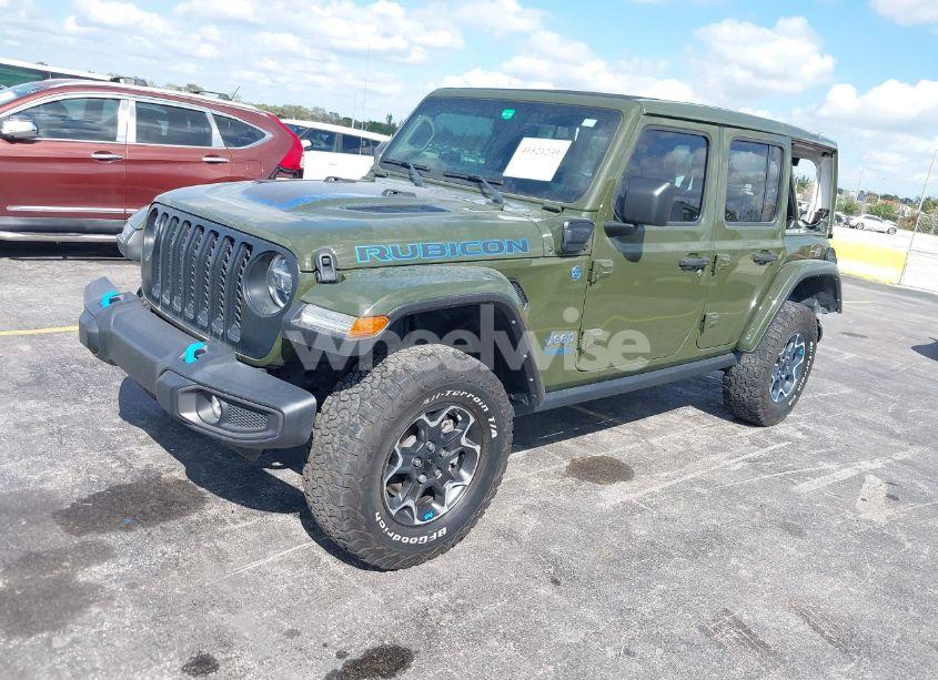Photo 2 of 2022 Jeep Wrangler 4XE UNLIMITED RUBICON 4X4 (VIN 1C4JJXR61NW275270)