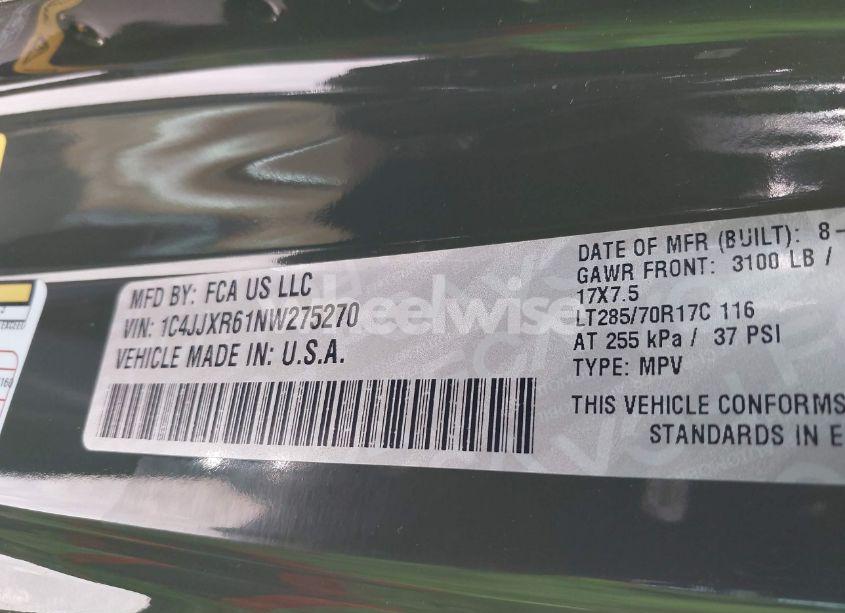 Photo 9 of 2022 Jeep Wrangler 4XE UNLIMITED RUBICON 4X4 (VIN 1C4JJXR61NW275270)