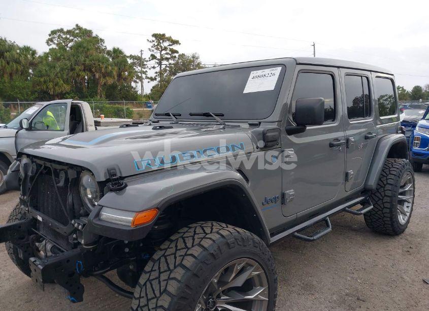 Photo 2 of 2023 Jeep Wrangler 4XE RUBICON 4X4 (VIN 1C4JJXR61PW583588)