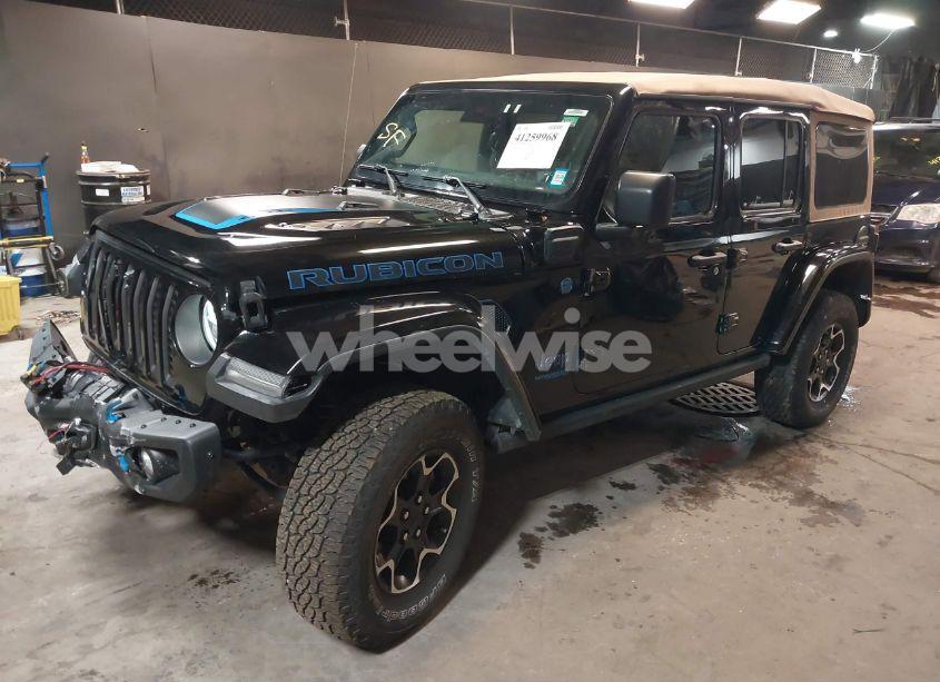 Photo 2 of 2021 Jeep Wrangler 4XE UNLIMITED RUBICON 4X4 (VIN 1C4JJXR63MW660957)