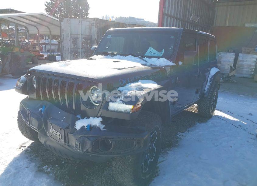 Photo 2 of 2021 Jeep Wrangler 4XE UNLIMITED RUBICON 4X4 (VIN 1C4JJXR63MW844652)