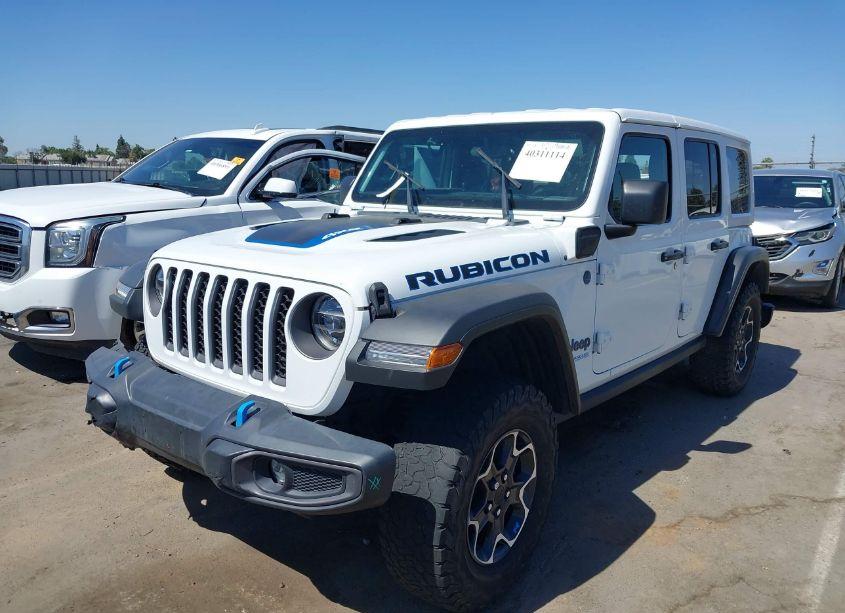 Photo 2 of 2022 Jeep Wrangler 4XE UNLIMITED RUBICON 4X4 (VIN 1C4JJXR63NW198742)