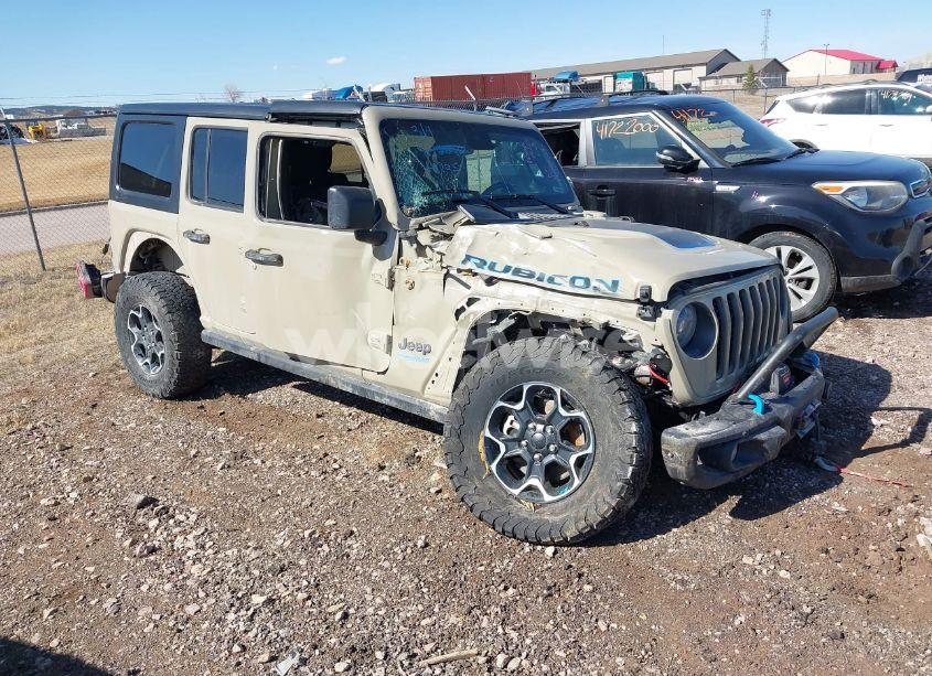 2022 Jeep Wrangler 4XE UNLIMITED RUBICON 4X4 (VIN 1C4JJXR64NW238262) main photo