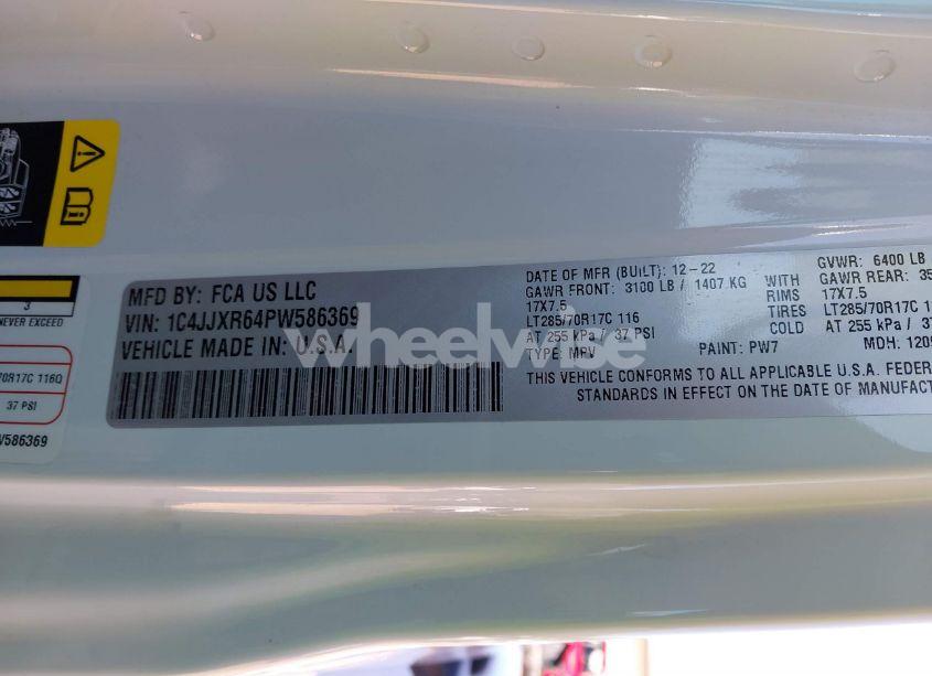 Photo 9 of 2023 Jeep Wrangler 4XE RUBICON 4X4 (VIN 1C4JJXR64PW586369)