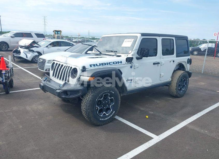 Photo 2 of 2023 Jeep Wrangler 4XE RUBICON 4X4 (VIN 1C4JJXR64PW586405)