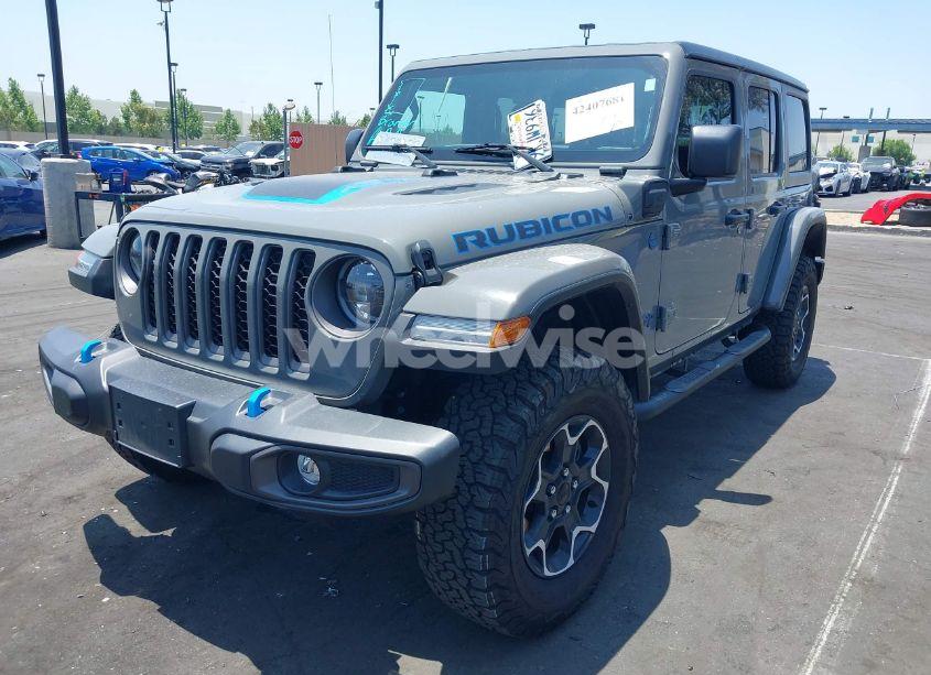 Photo 2 of 2023 Jeep Wrangler 4XE RUBICON 4X4 (VIN 1C4JJXR64PW700323)