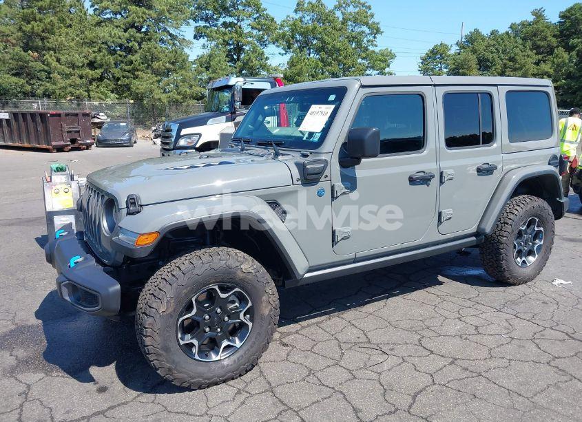 Photo 2 of 2023 Jeep Wrangler 4XE RUBICON 4X4 (VIN 1C4JJXR65PW662133)