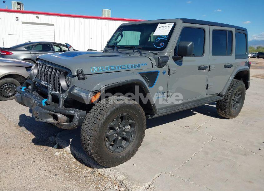 Photo 2 of 2023 Jeep Wrangler 4XE RUBICON 20TH ANNIVERSARY 4X4 (VIN 1C4JJXR65PW696881)