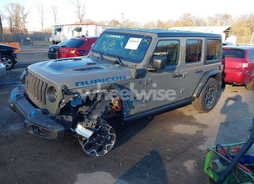 Photo 2 of 2023 Jeep Wrangler 4XE RUBICON 4X4 (VIN 1C4JJXR67PW700140)