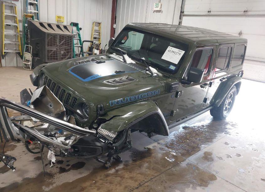 Photo 2 of 2023 Jeep Wrangler 4XE RUBICON 4X4 (VIN 1C4JJXR68PW584575)
