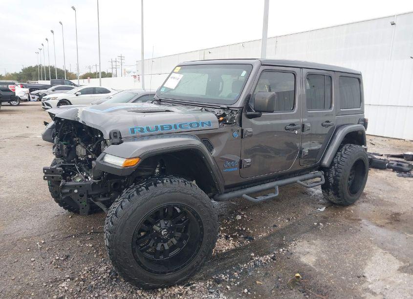 Photo 2 of 2021 Jeep Wrangler 4XE UNLIMITED RUBICON 4X4 (VIN 1C4JJXR6XMW629897)