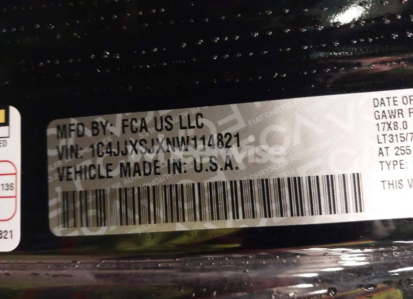 Photo 9 of 2022 Jeep Wrangler UNLIMITED RUBICON 392 4X4 (VIN 1C4JJXSJXNW114821)