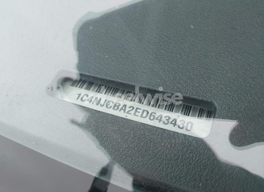 Photo 9 of 2014 Jeep Compass SPORT (VIN 1C4NJCBA2ED643430)