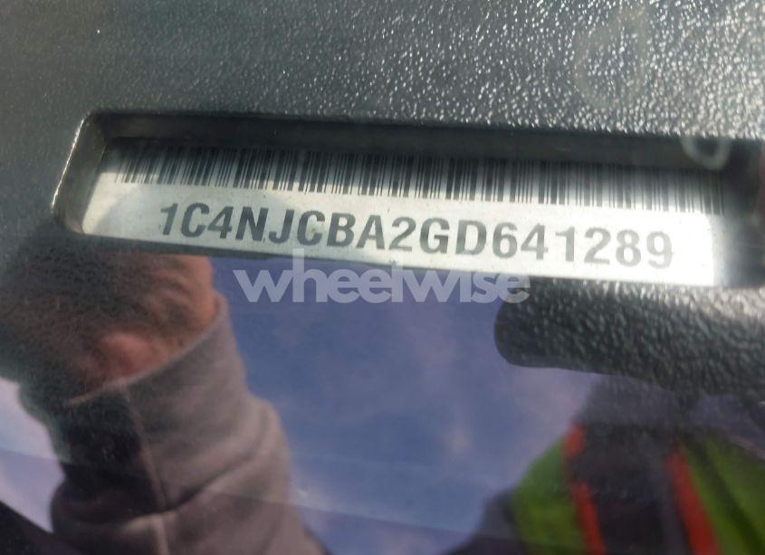 Photo 9 of 2016 Jeep Compass SPORT (VIN 1C4NJCBA2GD641289)