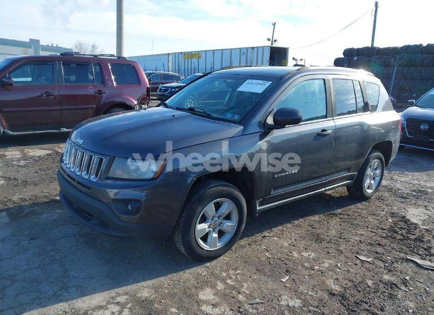 Photo 2 of 2014 Jeep Compass SPORT (VIN 1C4NJCBA4ED796908)