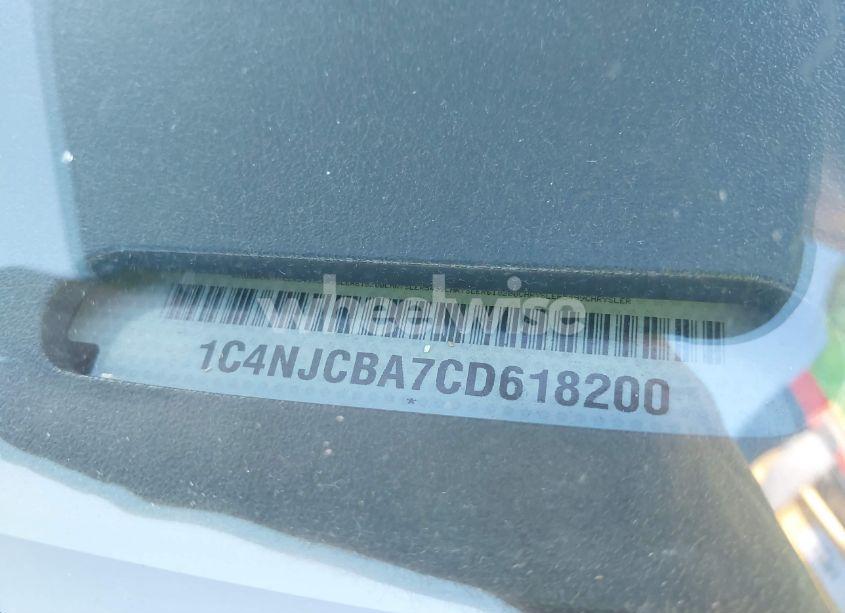 Photo 17 of 2012 Jeep Compass SPORT (VIN 1C4NJCBA7CD618200)