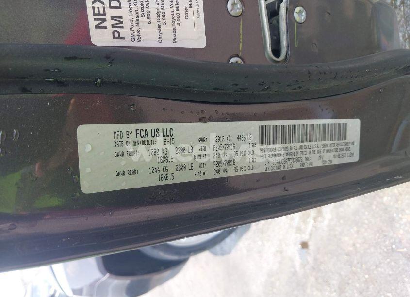 Photo 9 of 2015 Jeep Compass SPORT (VIN 1C4NJCBA7FD438672)