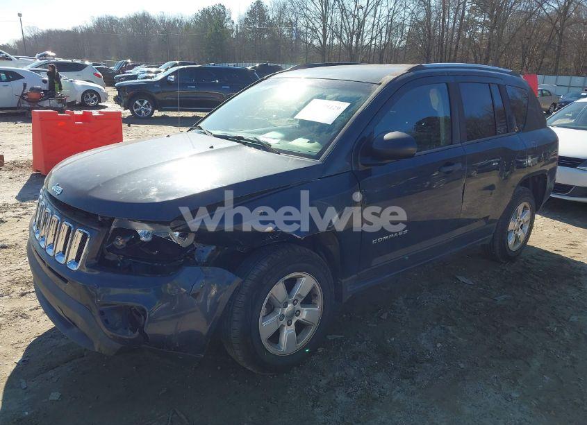 Photo 2 of 2014 Jeep Compass SPORT (VIN 1C4NJCBA9ED666557)