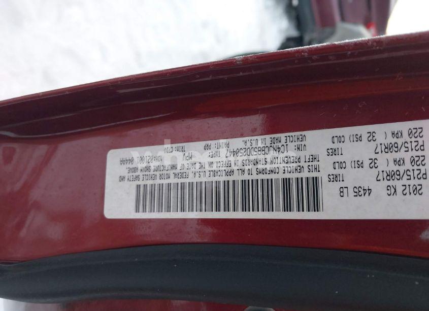 Photo 9 of 2013 Jeep Compass (VIN 1C4NJCBB5DD250447)