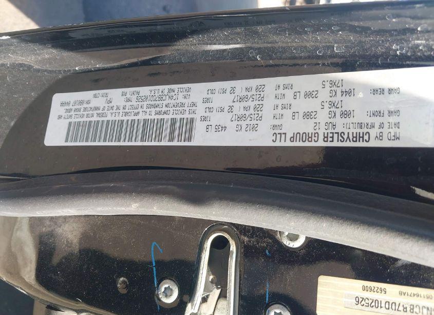 Photo 9 of 2013 Jeep Compass SPORT (VIN 1C4NJCBB7DD102526)