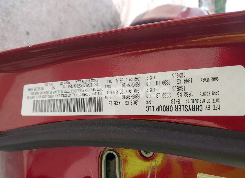 Photo 9 of 2014 Jeep Compass LATITUDE (VIN 1C4NJCEA5ED547450)