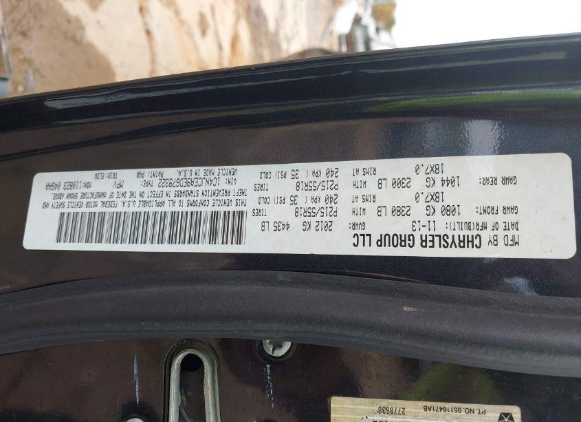 Photo 9 of 2014 Jeep Compass HIGH ALTITUDE (VIN 1C4NJCEA9ED679322)