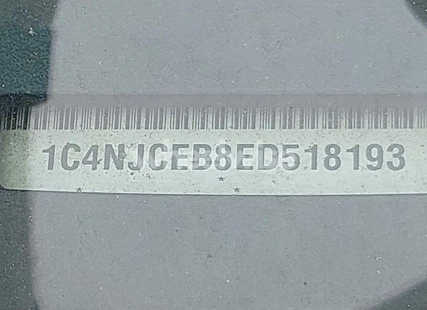 Photo 9 of 2014 Jeep Compass LATITUDE (VIN 1C4NJCEB8ED518193)