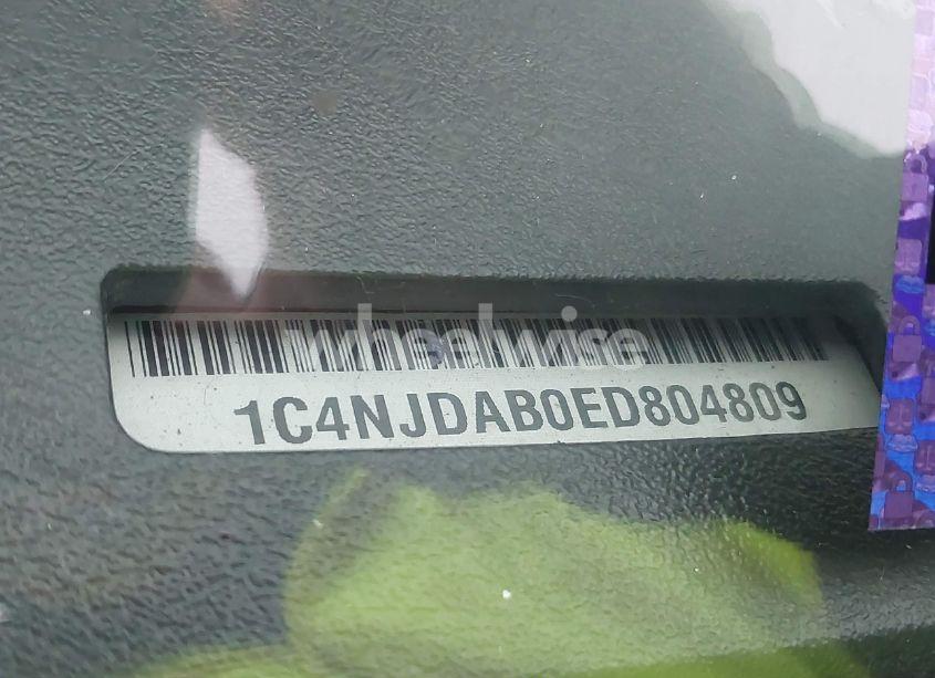 Photo 9 of 2014 Jeep Compass SPORT/NORTH (VIN 1C4NJDAB0ED804809)