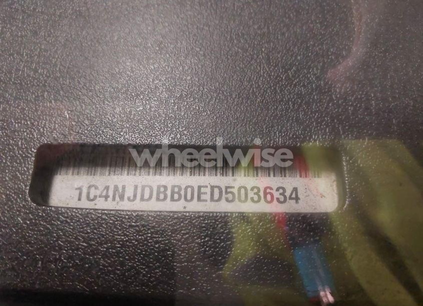 Photo 9 of 2014 Jeep Compass SPORT (VIN 1C4NJDBB0ED503634)