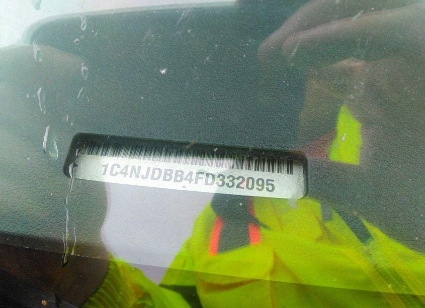 Photo 9 of 2015 Jeep Compass SPORT (VIN 1C4NJDBB4FD332095)