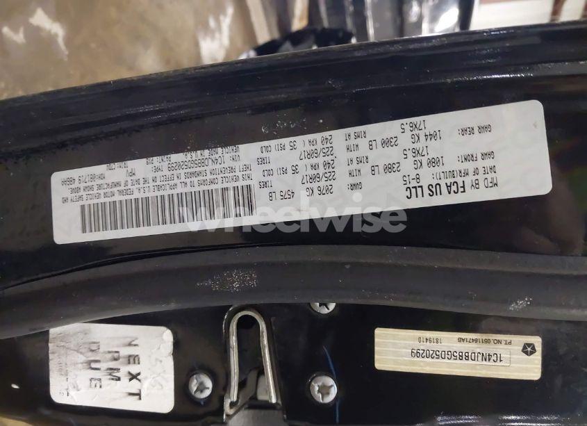 Photo 9 of 2016 Jeep Compass SPORT (VIN 1C4NJDBB5GD520299)