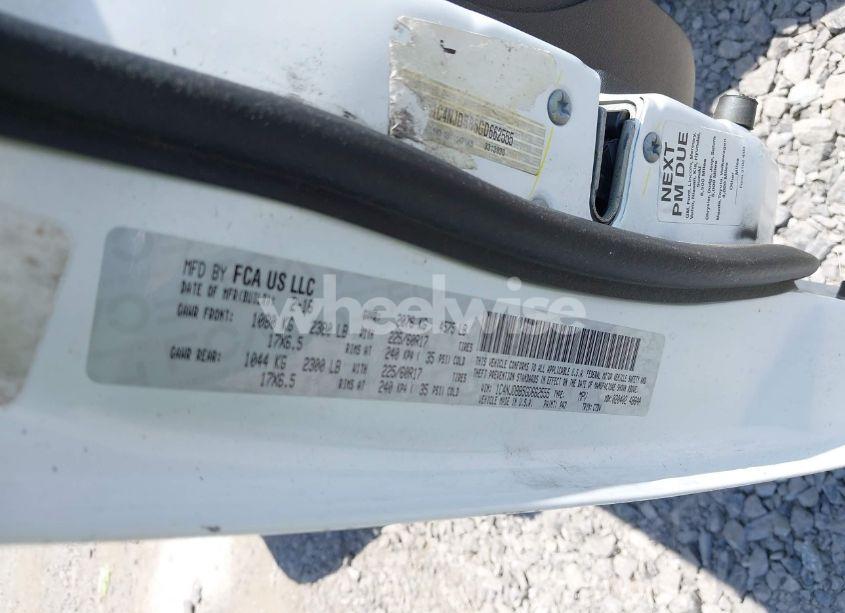 Photo 9 of 2016 Jeep Compass SPORT (VIN 1C4NJDBB5GD662555)