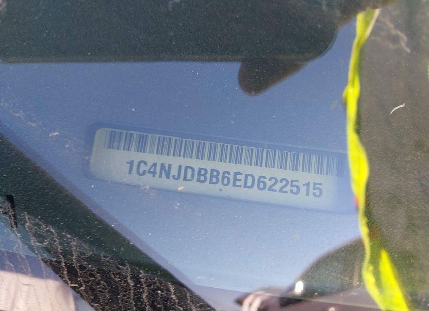 Photo 9 of 2014 Jeep Compass SPORT (VIN 1C4NJDBB6ED622515)