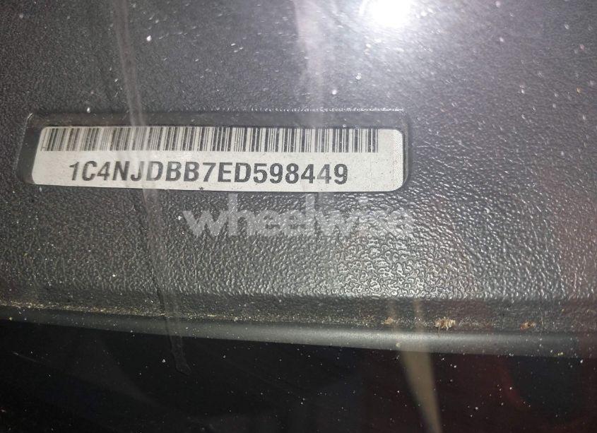 Photo 18 of 2014 Jeep Compass SPORT (VIN 1C4NJDBB7ED598449)