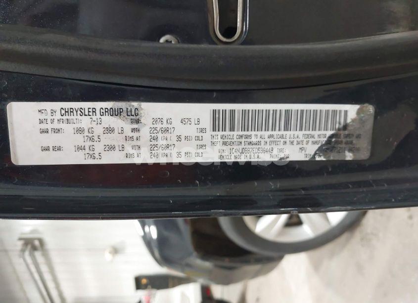 Photo 9 of 2014 Jeep Compass SPORT (VIN 1C4NJDBB7ED598449)