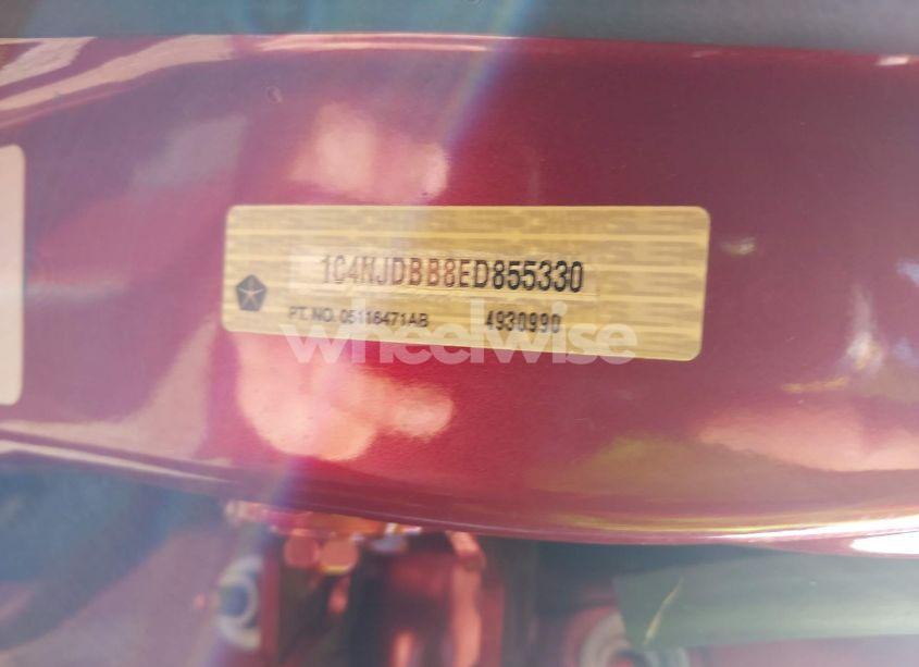 Photo 9 of 2014 Jeep Compass SPORT (VIN 1C4NJDBB8ED855330)