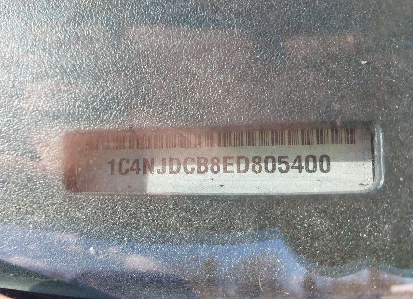 Photo 9 of 2014 Jeep Compass LIMITED (VIN 1C4NJDCB8ED805400)