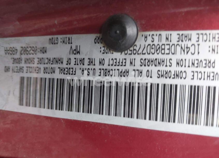 Photo 9 of 2016 Jeep Compass LATITUDE (VIN 1C4NJDEB0GD779584)