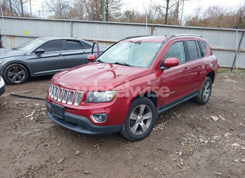 Photo 2 of 2016 Jeep Compass HIGH ALTITUDE EDITION (VIN 1C4NJDEB2GD684251)
