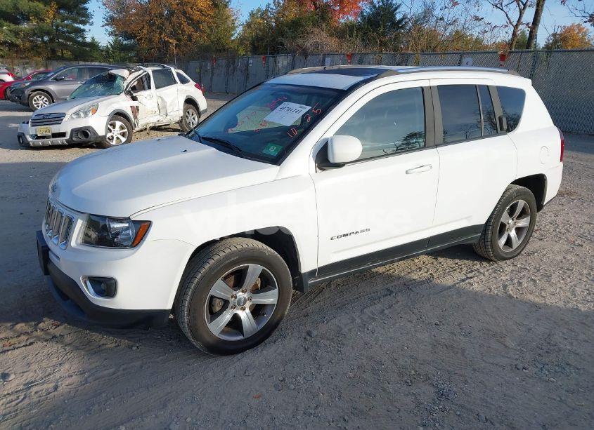 Photo 2 of 2016 Jeep Compass HIGH ALTITUDE EDITION (VIN 1C4NJDEB2GD730449)