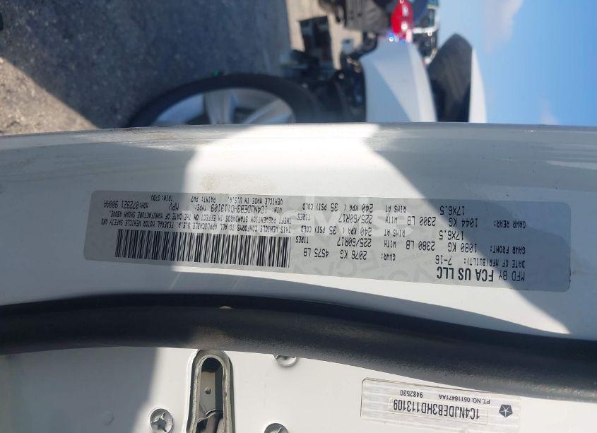 Photo 9 of 2017 Jeep Compass LATITUDE 4X4 (VIN 1C4NJDEB3HD113109)