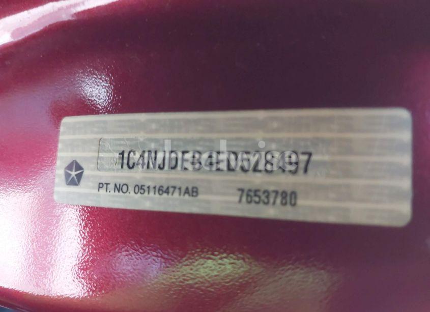 Photo 9 of 2014 Jeep Compass LATITUDE (VIN 1C4NJDEB4ED528497)