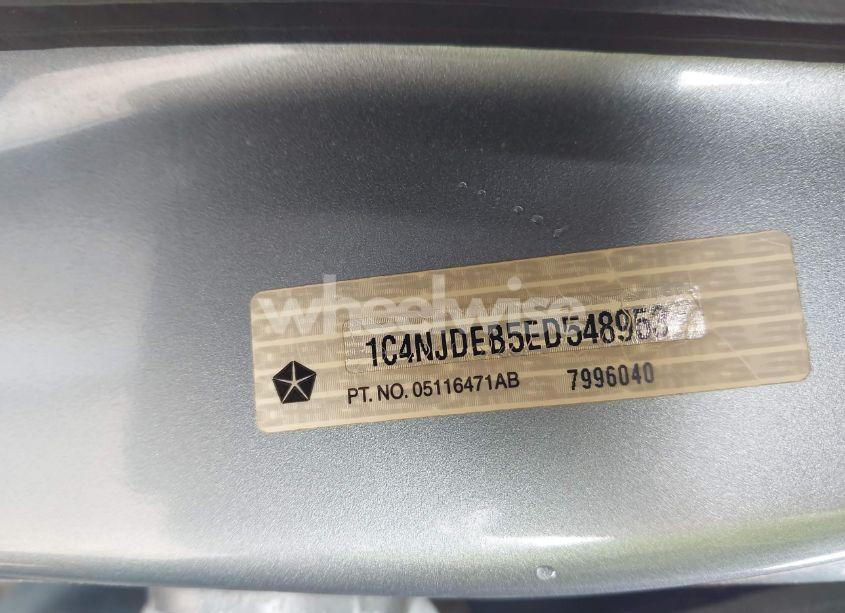 Photo 9 of 2014 Jeep Compass LATITUDE (VIN 1C4NJDEB5ED548953)